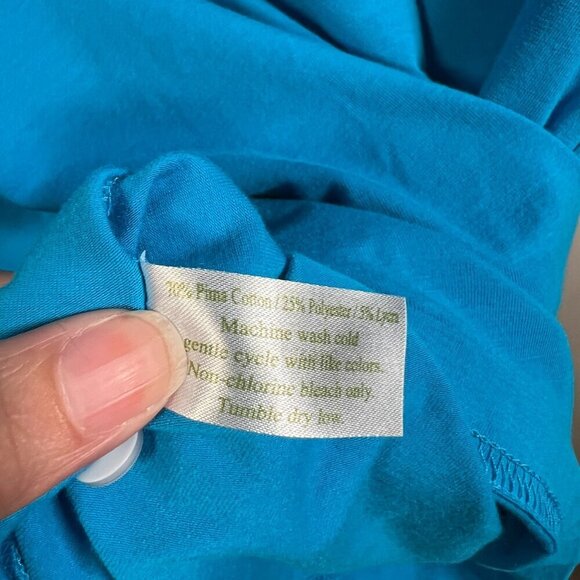 Criquet Polo Shirt Mens Size Medium Blue Golf Classic Work Business Casual - Picture 8 of 8